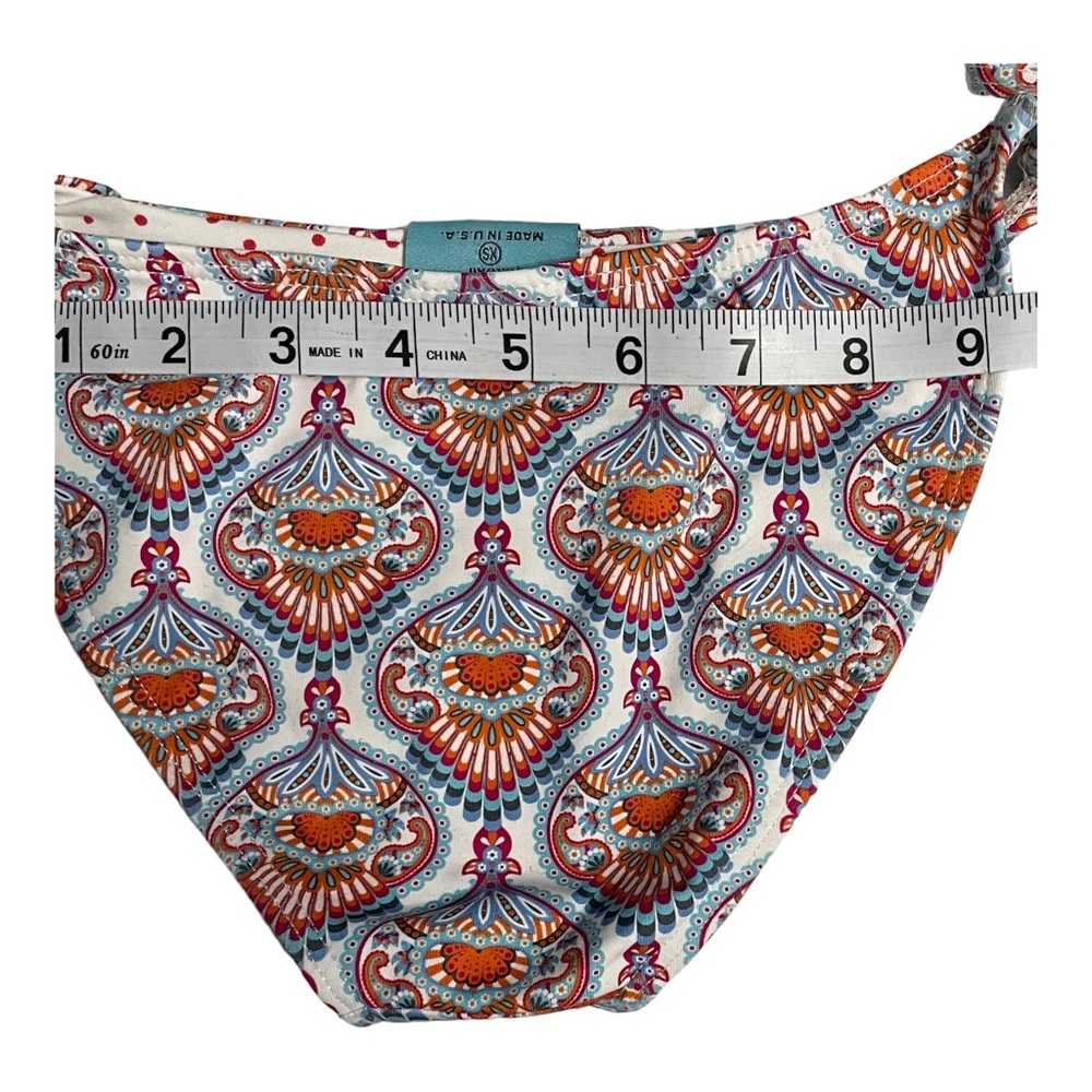 LETARTE MAUI HAWAI String Biking Bottom (Tie Sides). Fully Lined. XS - Picture 5 of 12